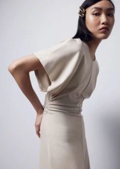 Best Sale & Other Stories Flutter-Sleeve Midi Dress