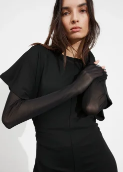 Best Sale & Other Stories Flutter-Sleeve Midi Dress