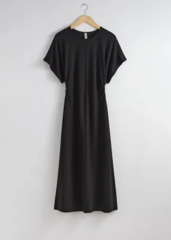 Best Sale & Other Stories Flutter-Sleeve Midi Dress