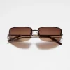 Best & Other Stories Frameless Rectangular Sunglasses