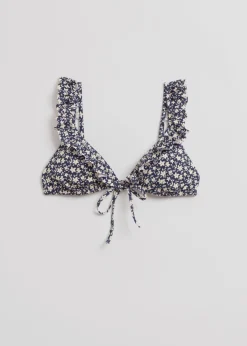 Shop & Other Stories Frilled Triangle Bikini Top