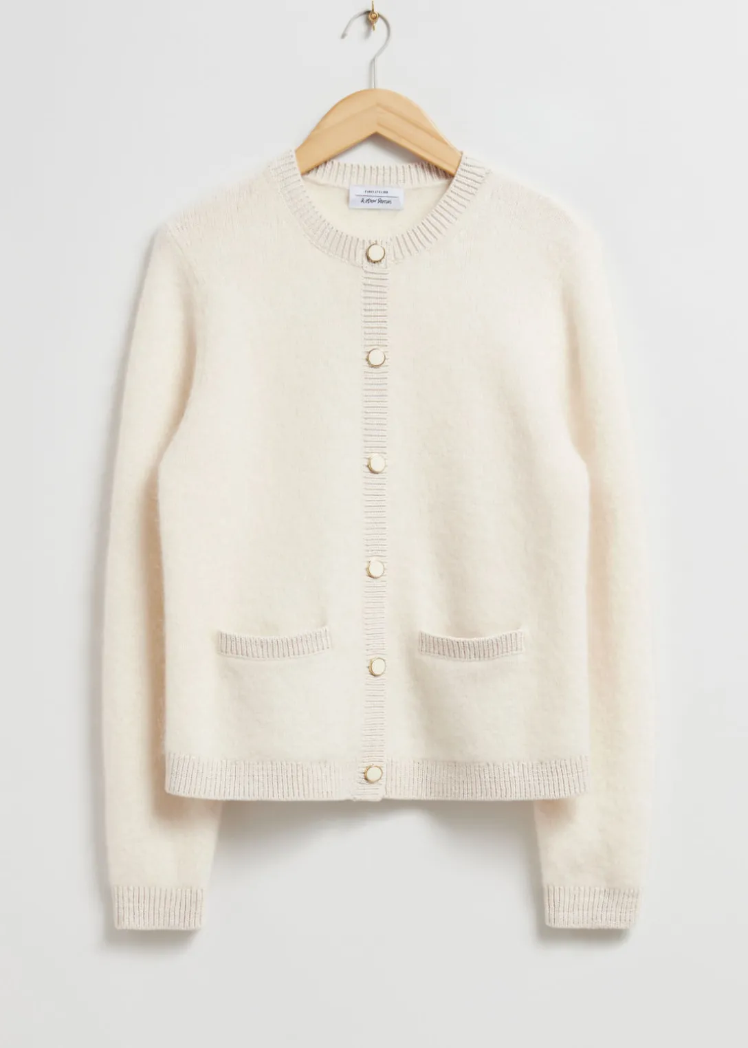 Fashion & Other Stories Fuzzy Knit Cardigan