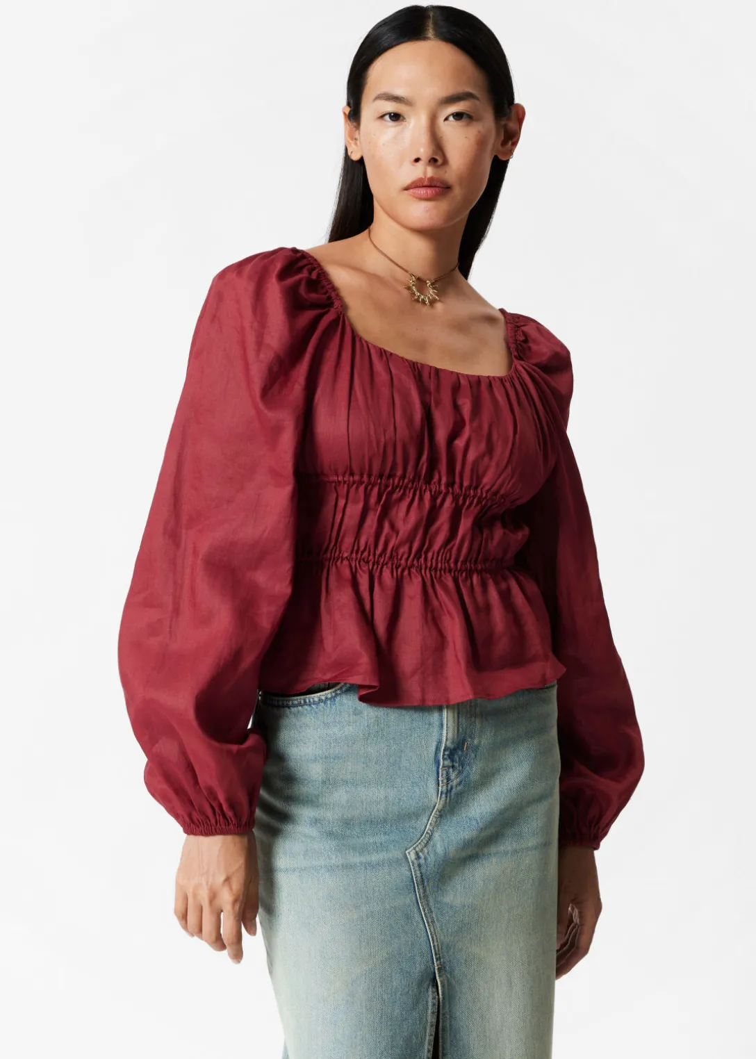 Shop & Other Stories Gathered Blouse