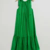 Outlet & Other Stories Gathered Sleeveless Midi Dress