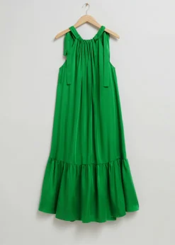 Outlet & Other Stories Gathered Sleeveless Midi Dress