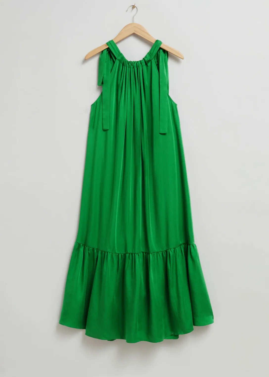 Outlet & Other Stories Gathered Sleeveless Midi Dress