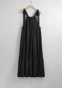 Outlet & Other Stories Gathered Sleeveless Midi Dress