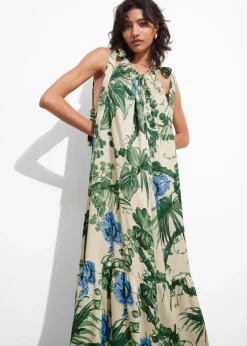 Outlet & Other Stories Gathered Sleeveless Midi Dress