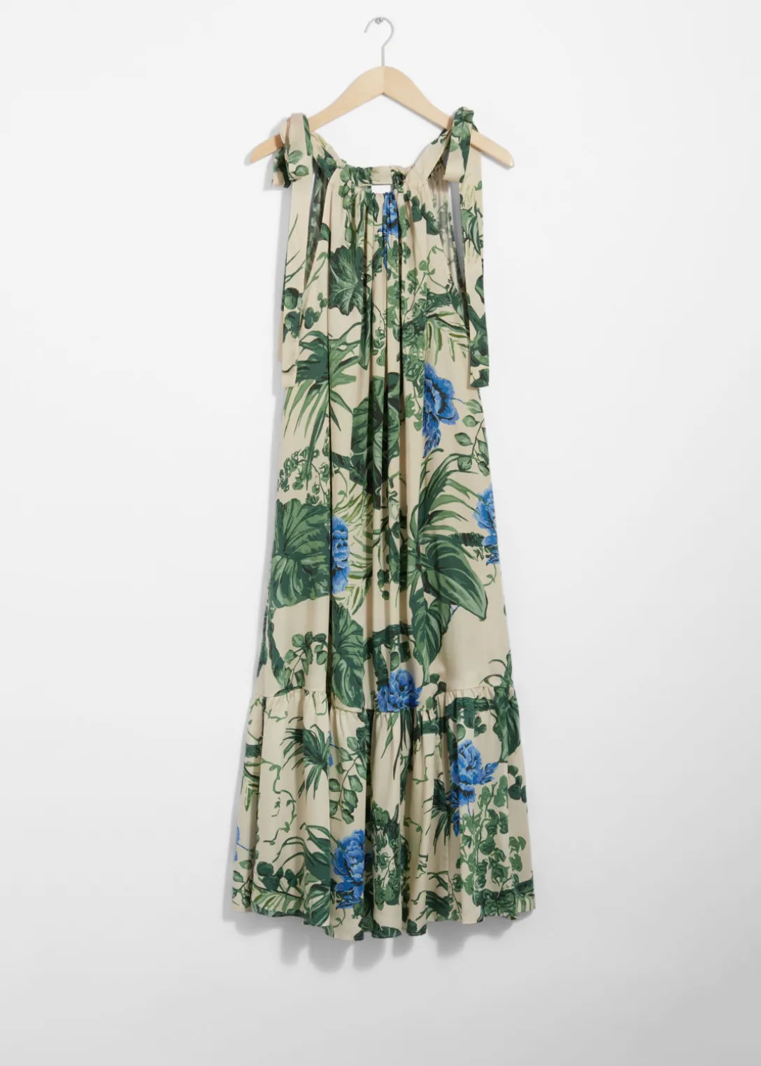 Outlet & Other Stories Gathered Sleeveless Midi Dress