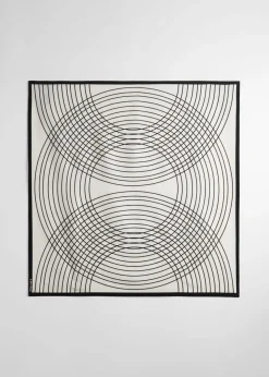 Cheap & Other Stories Graphic Print Square Scarf White