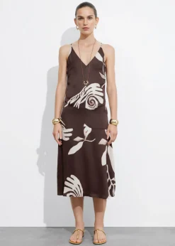 Flash Sale & Other Stories Halterneck Midi Dress