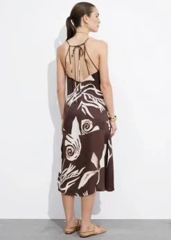 Flash Sale & Other Stories Halterneck Midi Dress