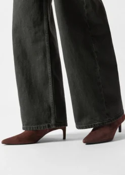 Hot & Other Stories Heeled Ankle Boots Brown Suede
