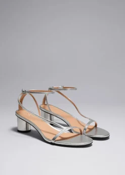 Sale & Other Stories Heeled Leather Sandals