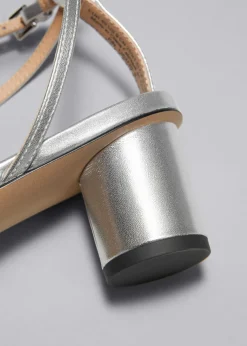 Sale & Other Stories Heeled Leather Sandals