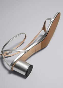 Sale & Other Stories Heeled Leather Sandals