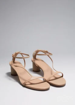Sale & Other Stories Heeled Leather Sandals