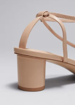 Sale & Other Stories Heeled Leather Sandals