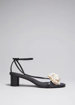 Sale & Other Stories Heeled Leather Sandals