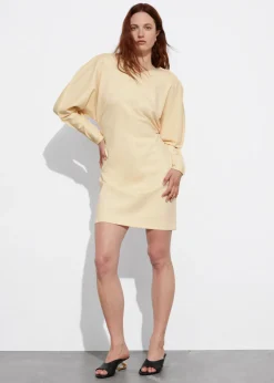 Fashion & Other Stories Hourglass Mini Dress Yellow