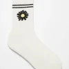 Cheap & Other Stories Intarsia Cotton-Blend Socks White