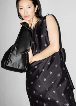 Cheap & Other Stories Jacquard Mini Dress Black