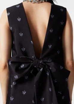 Cheap & Other Stories Jacquard Mini Dress Black