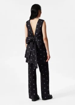 Cheap & Other Stories Jacquard Mini Dress Black