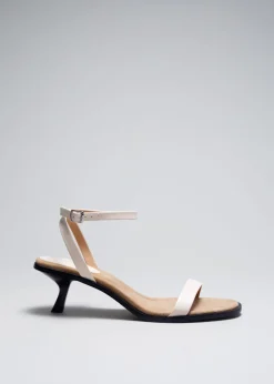 Best & Other Stories Kitten Heel Leather Sandals