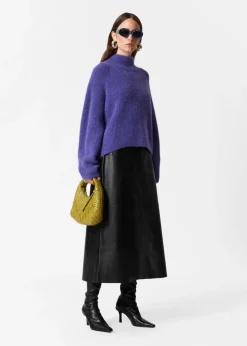 Shop & Other Stories Knitted Mock Neck Sweater