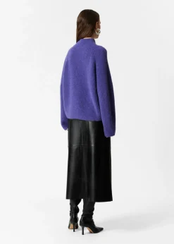 Shop & Other Stories Knitted Mock Neck Sweater