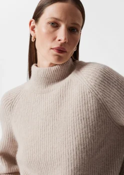 Shop & Other Stories Knitted Mock Neck Sweater