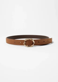 Fashion & Other Stories Knot-Buckle Leather Belt