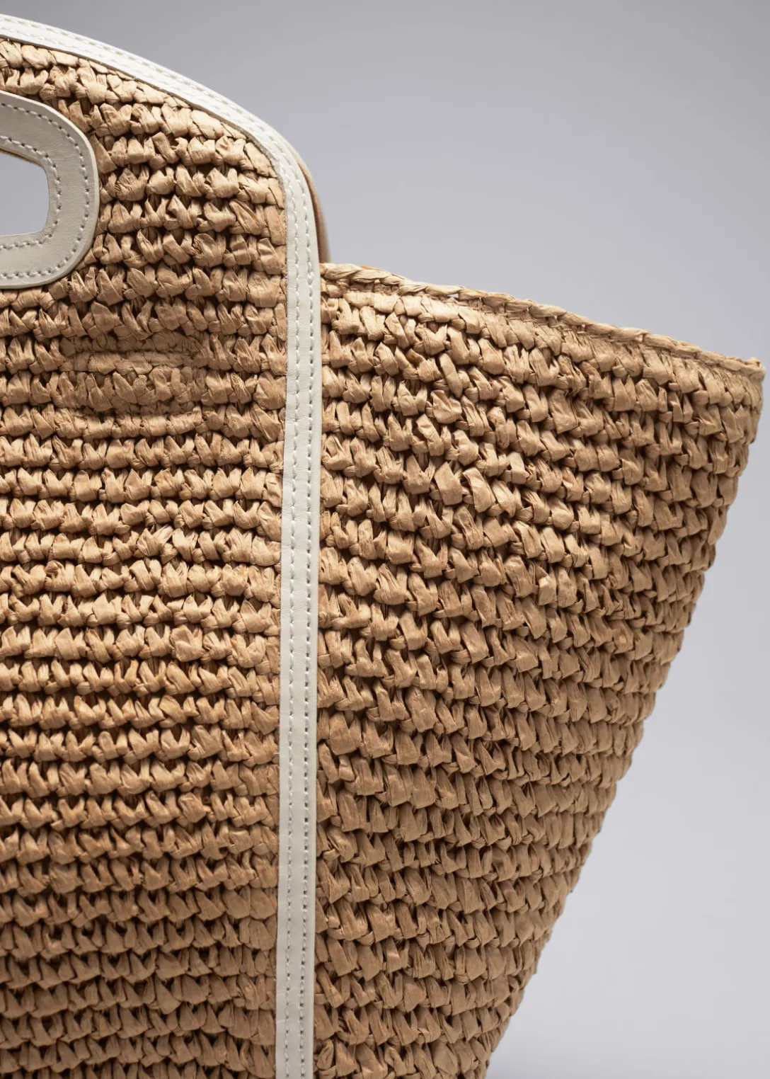 Best & Other Stories Large Straw Tote Beige