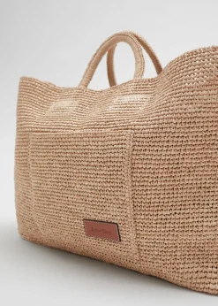 Outlet & Other Stories Large Woven Tote Straw