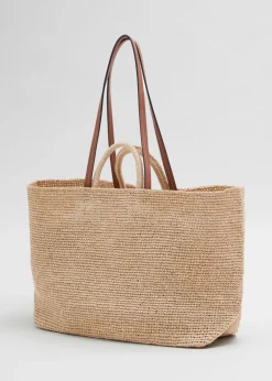 Outlet & Other Stories Large Woven Tote Straw
