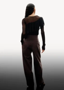 Store & Other Stories Layered Knit Top Black