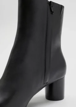 Store & Other Stories Leather Ankle Boots Black