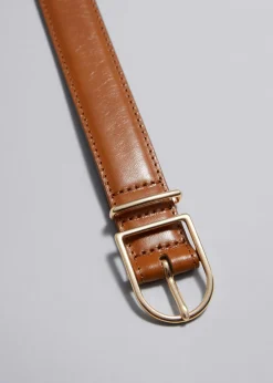 New & Other Stories Leather Belt