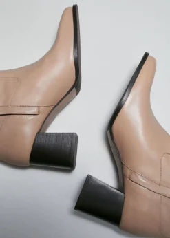 Best Sale & Other Stories Leather Knee Boots Beige