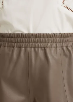 Cheap & Other Stories Leather Shorts Mole