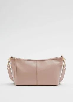 Store & Other Stories Leather Shoulder Bag Beige