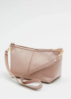 Store & Other Stories Leather Shoulder Bag Beige