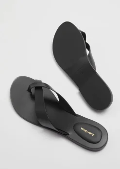 Hot & Other Stories Leather Thong Sandal