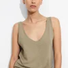 Best Sale & Other Stories Linen-Blend Tank Top Beige