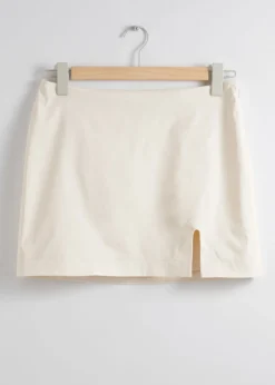 Best Sale & Other Stories Low-Waist Mini Skirt White