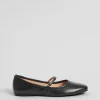 Clearance & Other Stories Mary Jane Leather Ballerina Flats