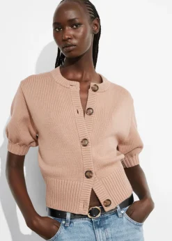 Sale & Other Stories Merino Cardigan Beige