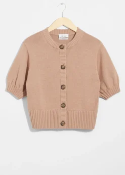 Sale & Other Stories Merino Cardigan Beige