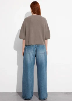 Online & Other Stories Merino Rib-Knit Cardigan